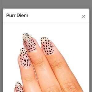 Color Street Purr Diem Nail Polish Strips. New in package.